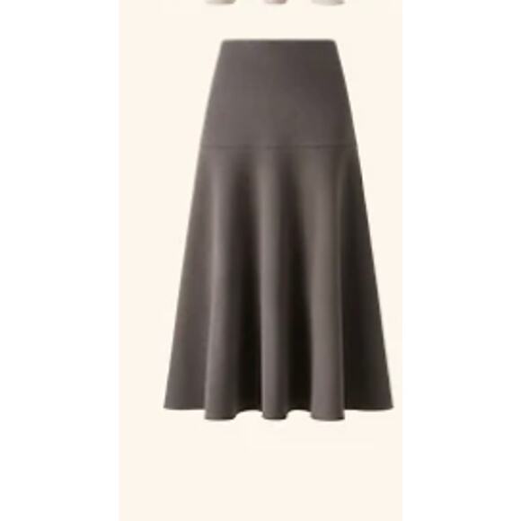 OGL Dresses & Skirts - OGL Cashmere-like Flared Maxi Skirt XS